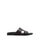 MONDI-IN FLAT SANDALS - DARK BROWN