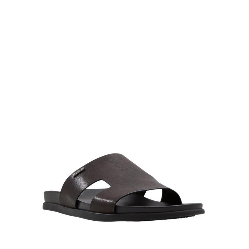 MONDI-IN FLAT SANDALS - DARK BROWN