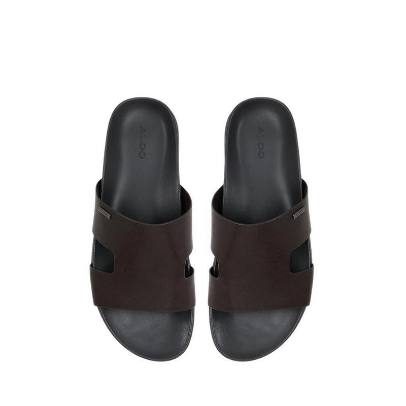 MONDI-IN FLAT SANDALS - DARK BROWN