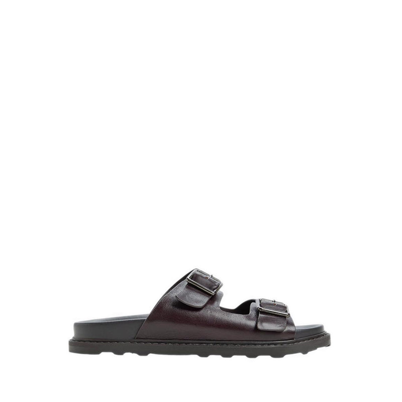 ALDO KYRO FLAT SANDALS - BROWN