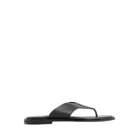 Serano Flat Sandals - Open Black