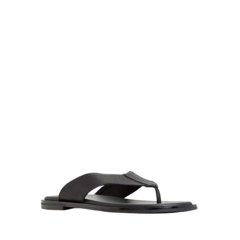 Serano Flat Sandals - Open Black