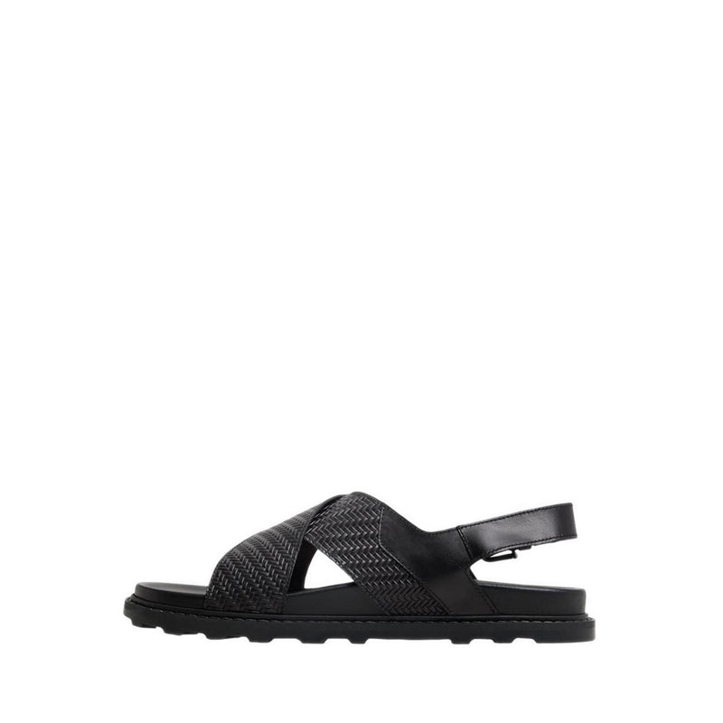 ALDO SILVO FLAT SANDALS - BLACK