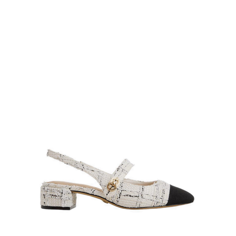 Agathe Heeled Shoes - White/Black