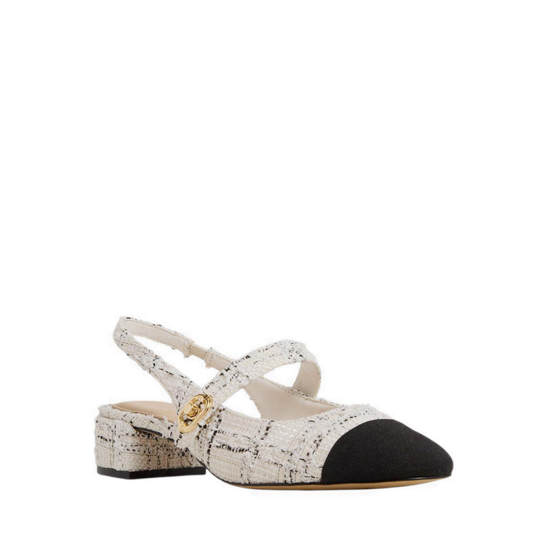 Agathe Heeled Shoes - White/Black
