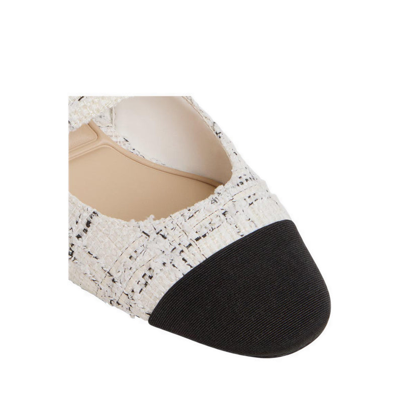 Agathe Heeled Shoes - White/Black