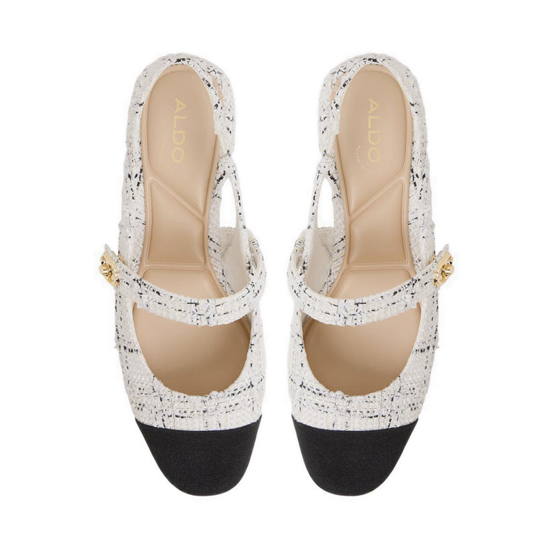 Agathe Heeled Shoes - White/Black