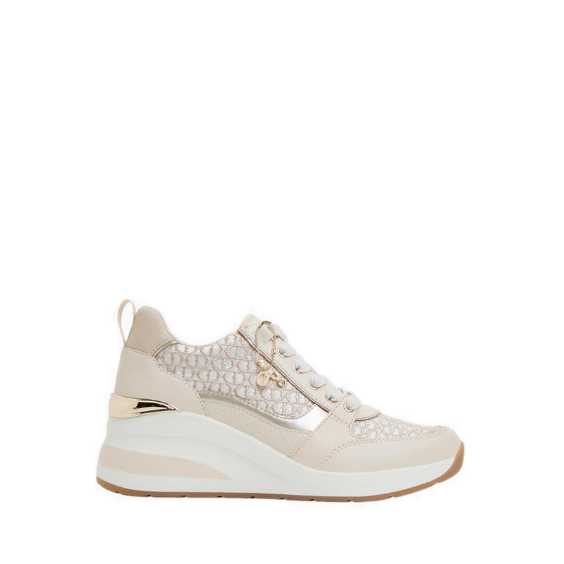 Caroteriel Wedge Sneakers - Cream Multi