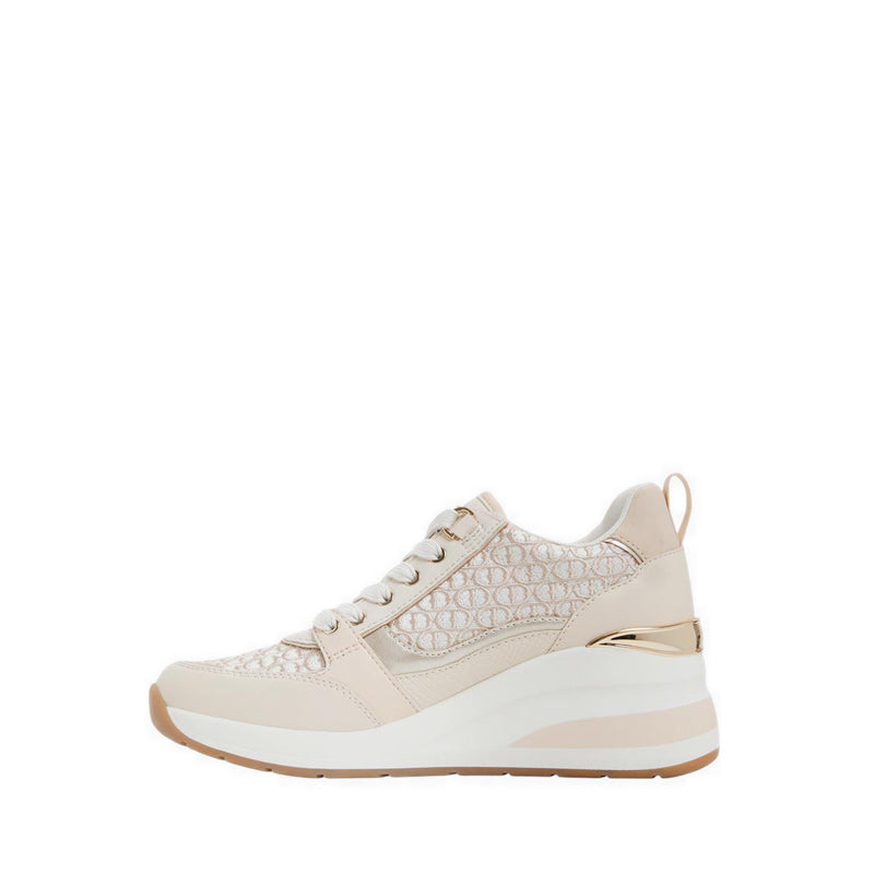 Caroteriel Wedge Sneakers - Cream Multi