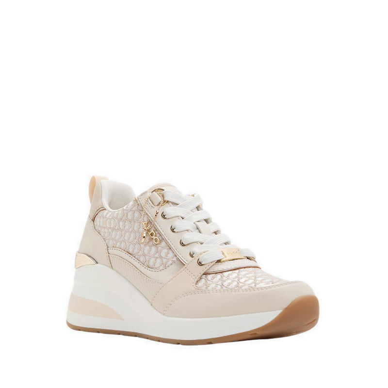 Caroteriel Wedge Sneakers - Cream Multi