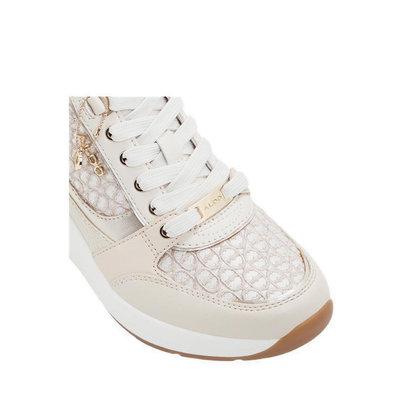 Caroteriel Wedge Sneakers - Cream Multi
