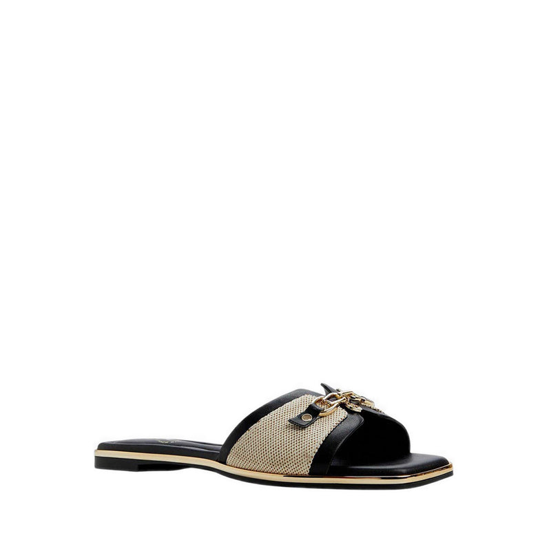 ALAMASSI SANDALS OPEN TOE & HEEL-FLAT HEELS - NATURAL