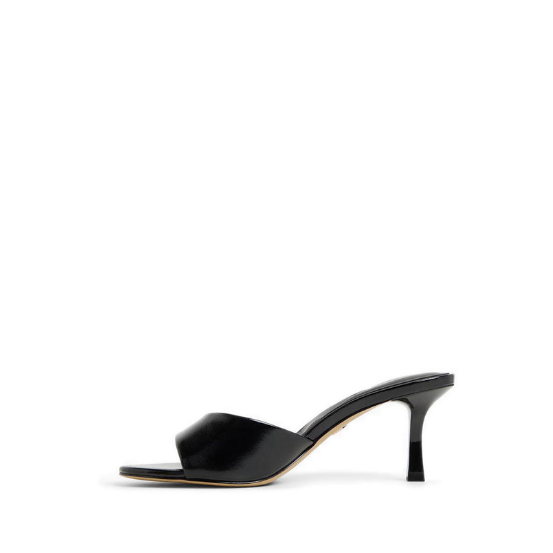 ANNABERAEN HEELED SANDALS - BLACK