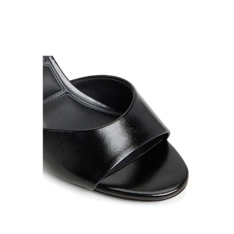 ANNABERAEN HEELED SANDALS - BLACK