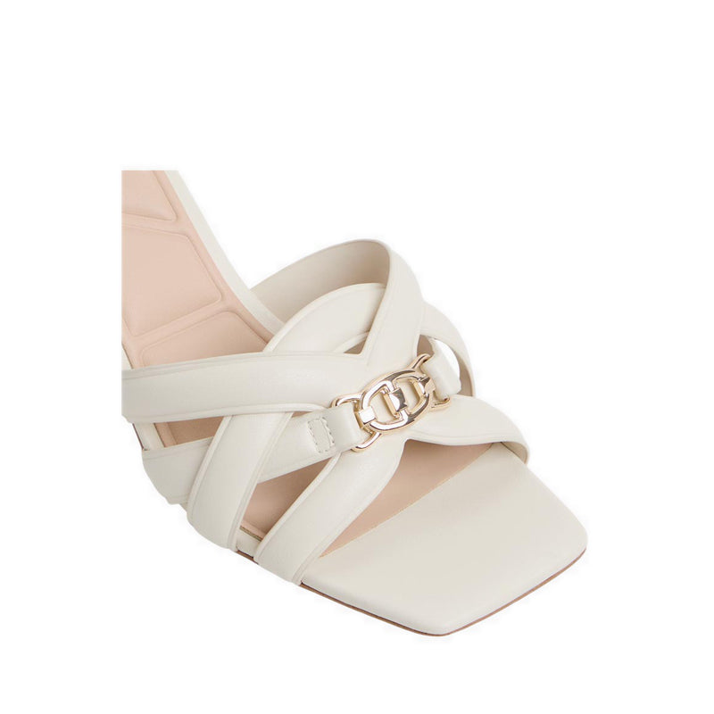 Calyra Heeled Sandals - Other White