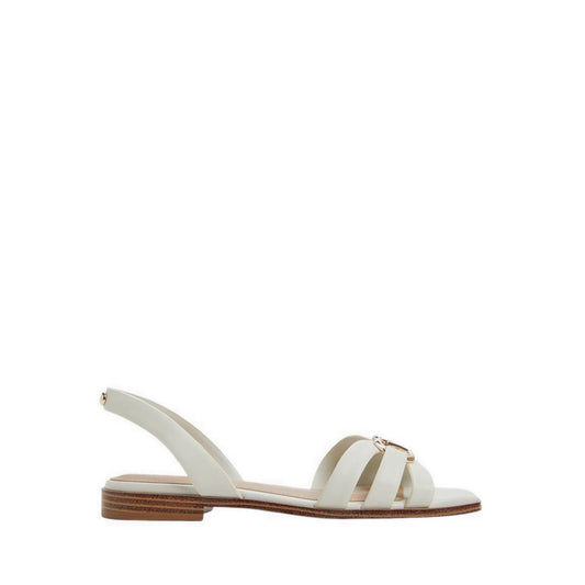 Nydirarin Flat Sandals - White/Bone