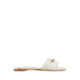 DARLINA FLAT SANDALS - WHITE/BONE