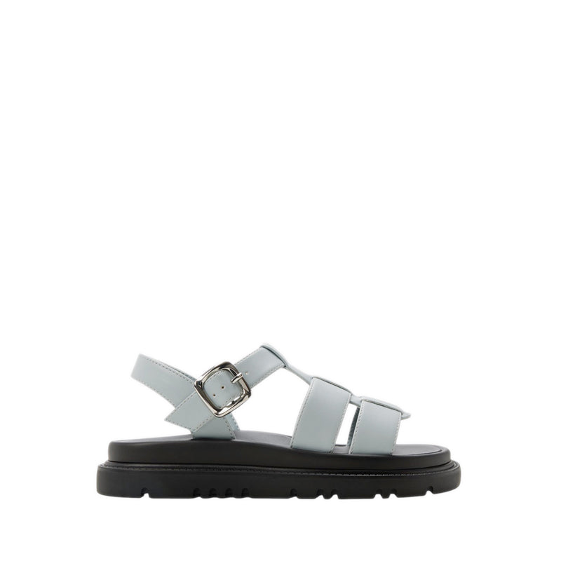 ALDO LINETTIE FOOTBED SANDALS - OTHER BLUE