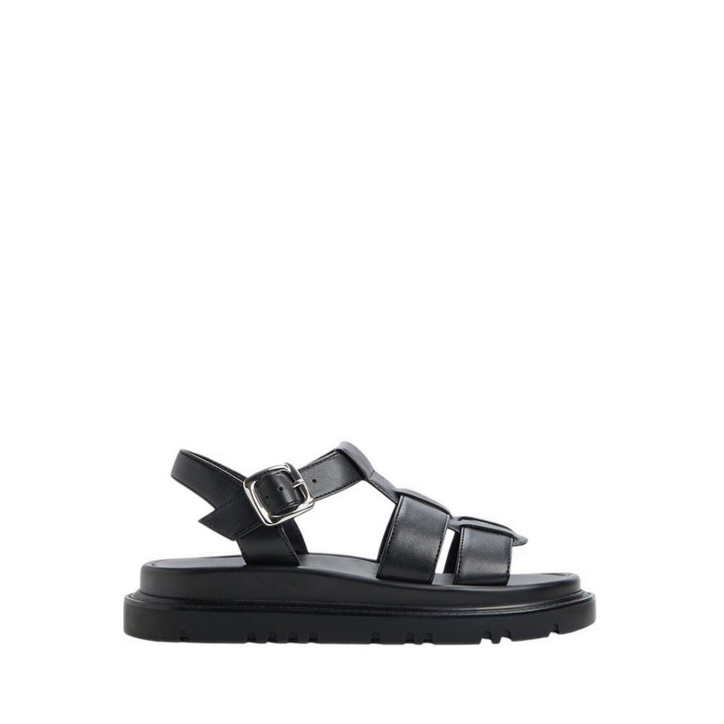 Linettie Footbed Sandals - Black