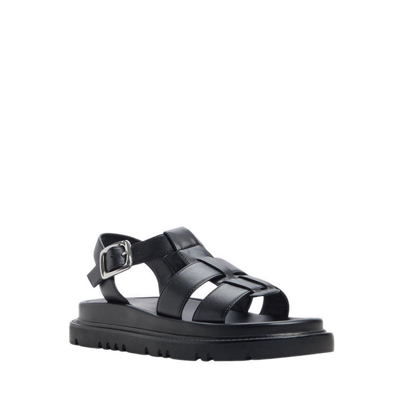 Linettie Footbed Sandals - Black