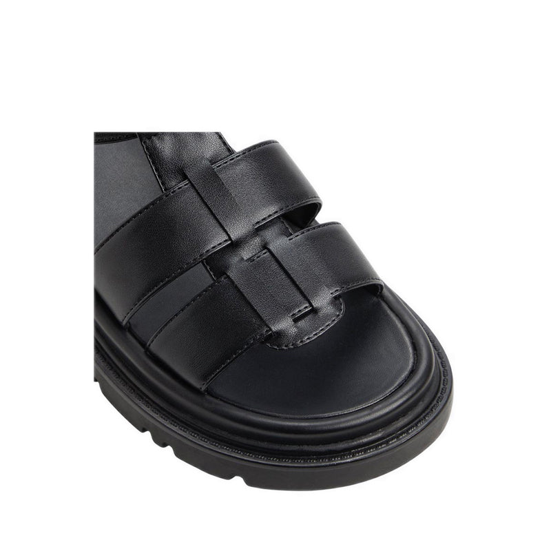 Linettie Footbed Sandals - Black