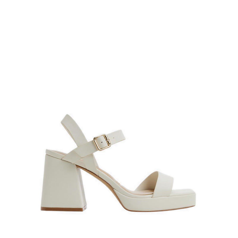Montse Heeled Sandals - White/Bone