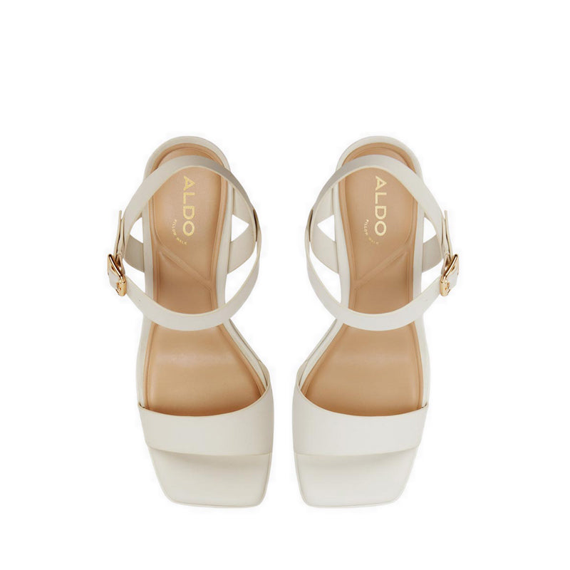 Montse Heeled Sandals - White/Bone