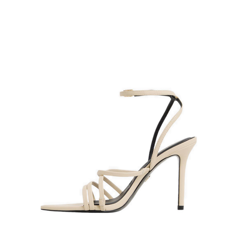 Solania Heeled Sandals - Light Beige