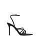 SOLANIA HEELED SANDALS - BLACK