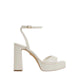 Lothon Heeled Sandals - White/Bone