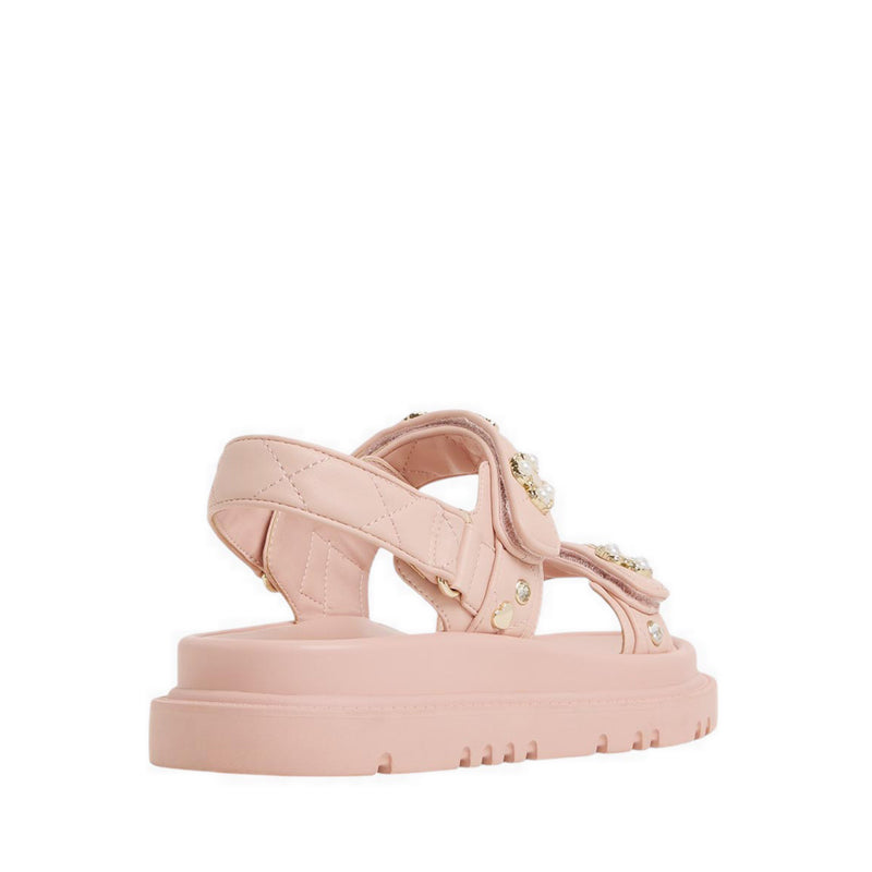 Gemima Footbed Sandals - Light Pink