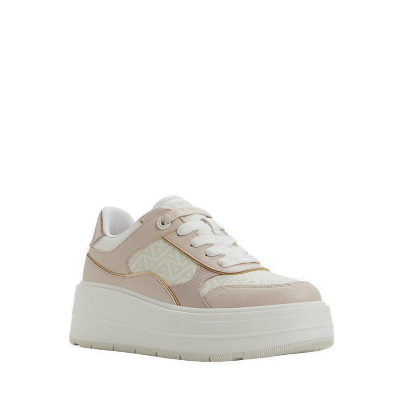 Whallian Wedge Sneakers - Open Pink