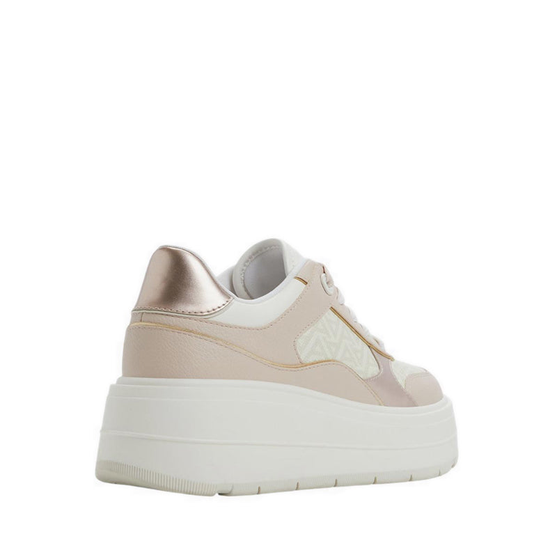 Whallian Wedge Sneakers - Open Pink