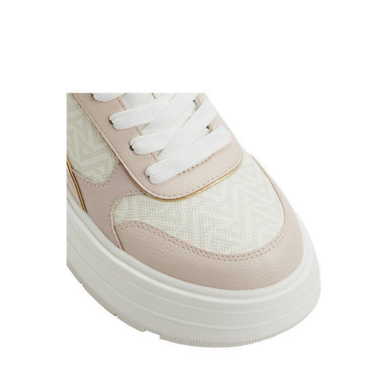Whallian Wedge Sneakers - Open Pink