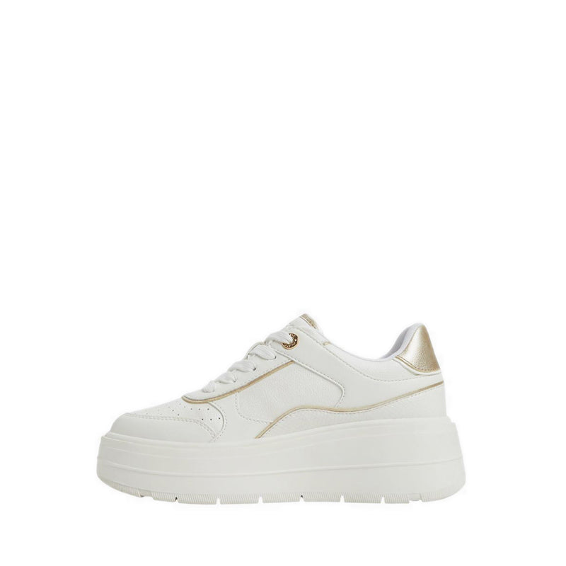 Whallian Wedge Sneakers - White
