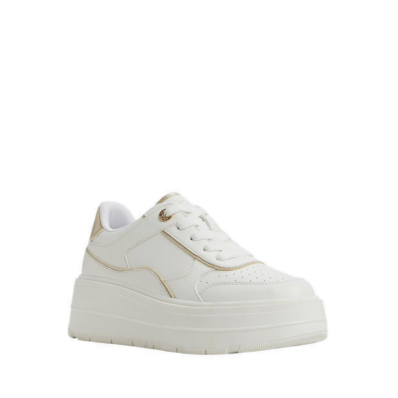 Whallian Wedge Sneakers - White