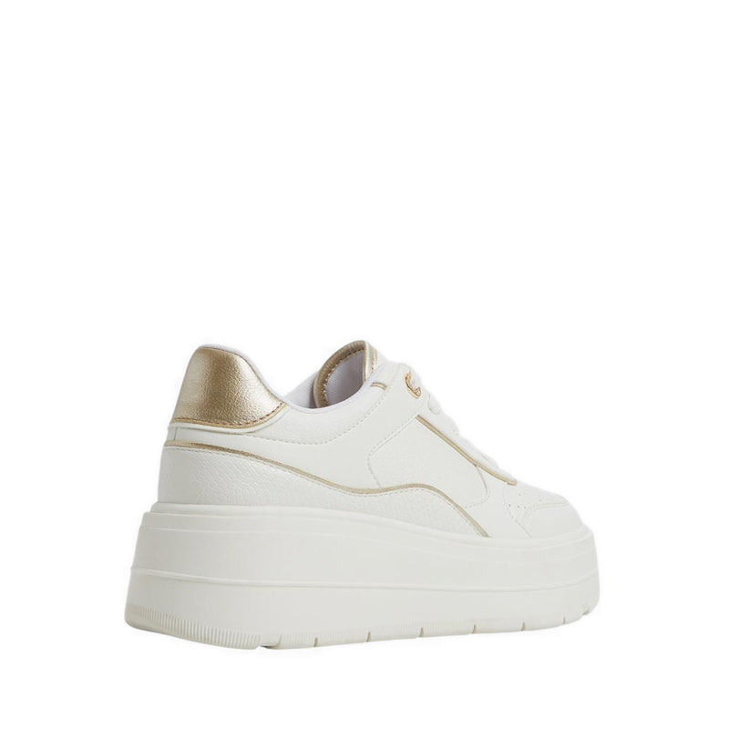 Whallian Wedge Sneakers - White