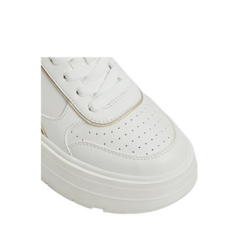Whallian Wedge Sneakers - White