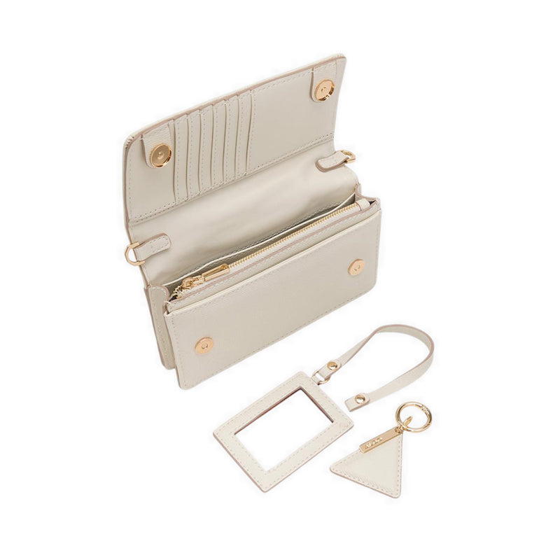 ALDO FITEVERYTHING WALLET ON A CHAIN - BONE