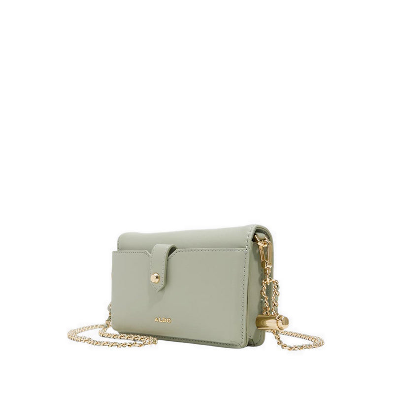 ALDO FITEVERYTHING WALLET ON A CHAIN - LIGHT GREEN