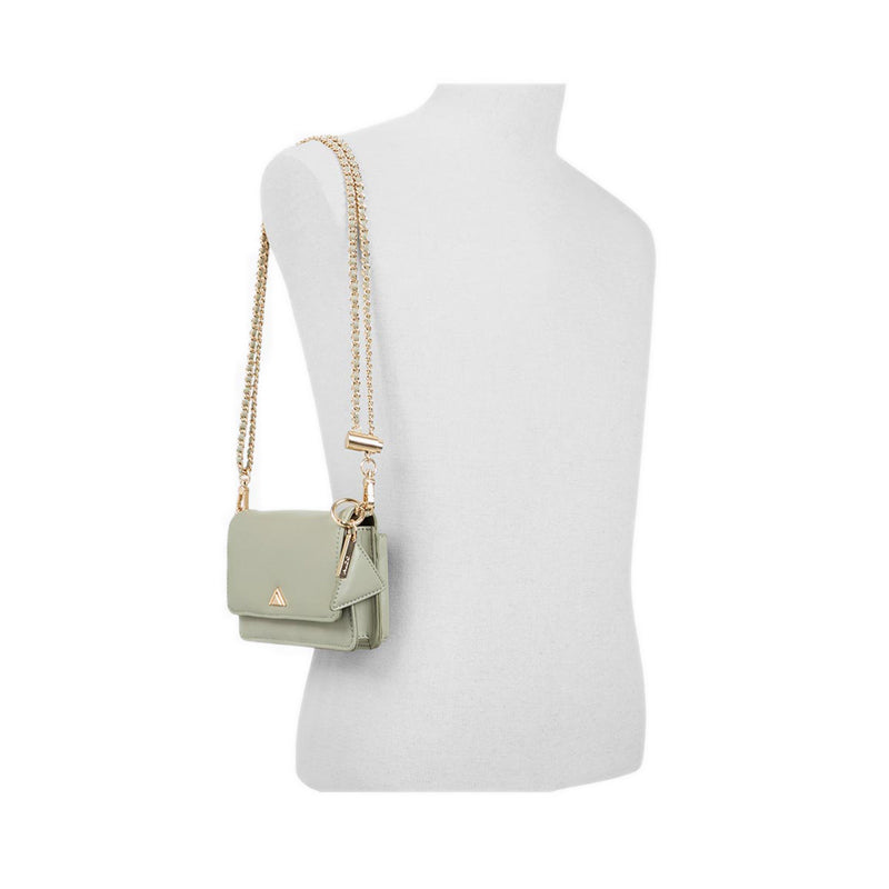 ALDO FITEVERYTHING WALLET ON A CHAIN - LIGHT GREEN