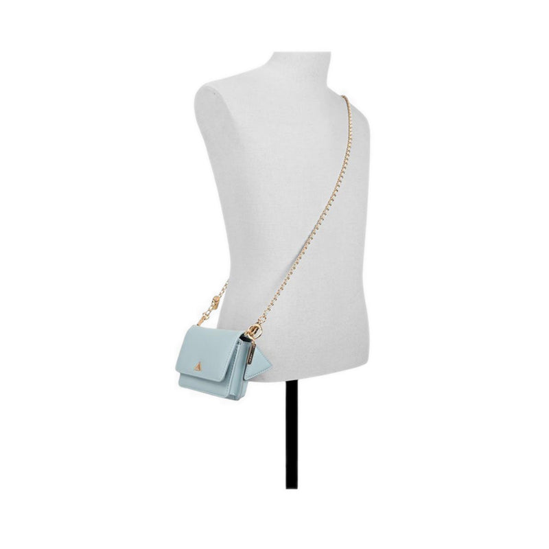 ALDO FITEVERYTHING WALLET ON A CHAIN - BLUE