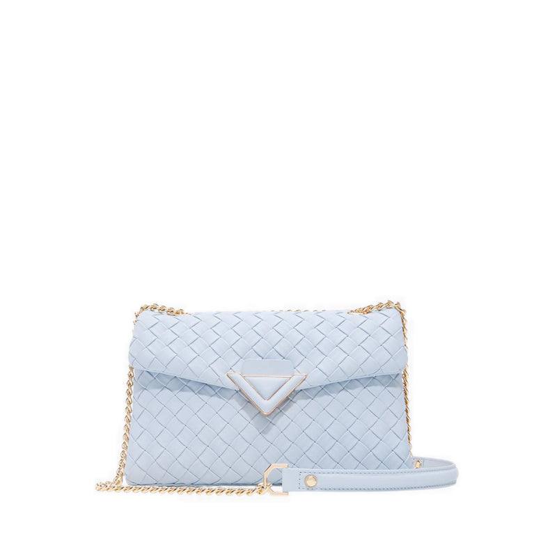 ALDO SOFTWOVEN CROSS BODY - LIGHT BLUE
