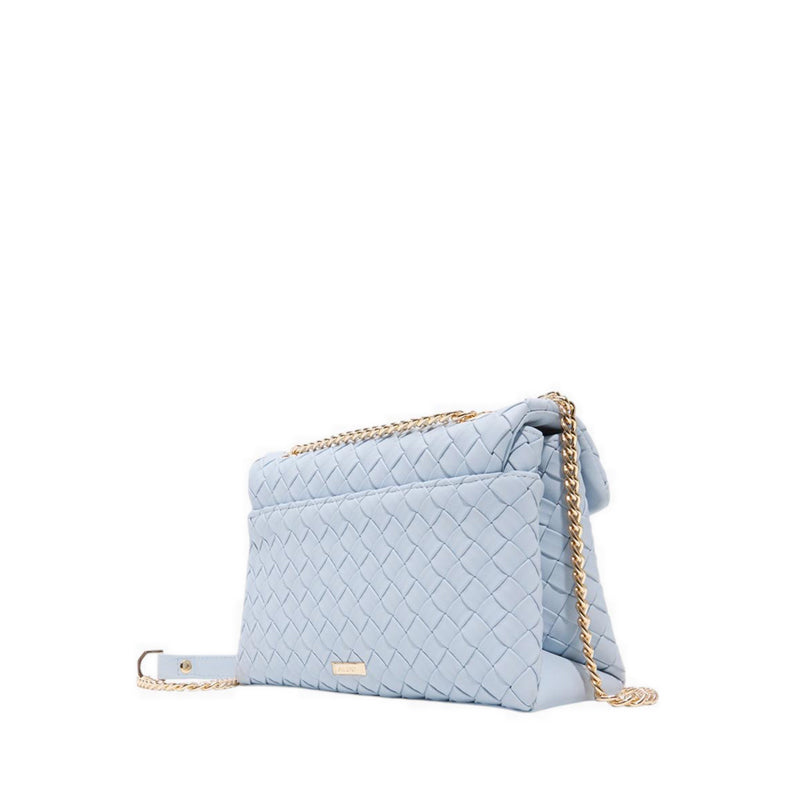 ALDO SOFTWOVEN CROSS BODY - LIGHT BLUE