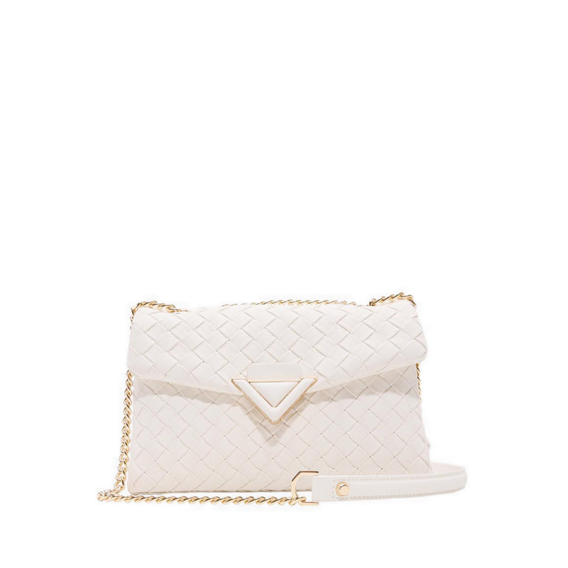 ALDO SOFTWOVEN CROSS BODY - WHITE