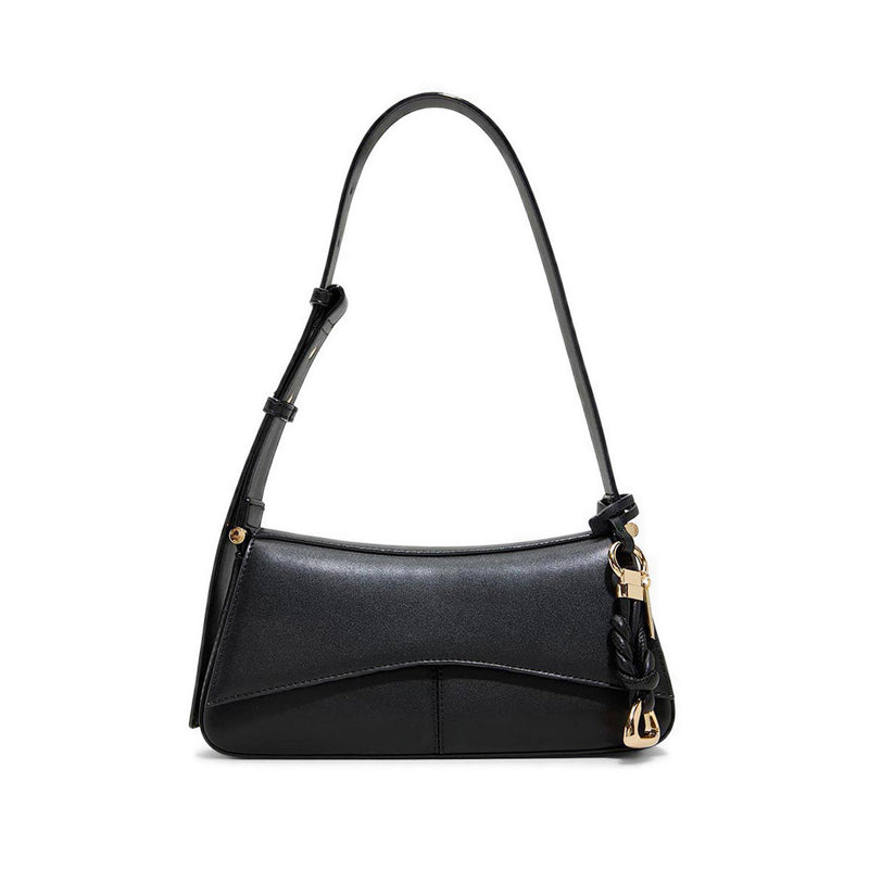 EVENA SHOULDER BAG - BLACK OVERFLOW