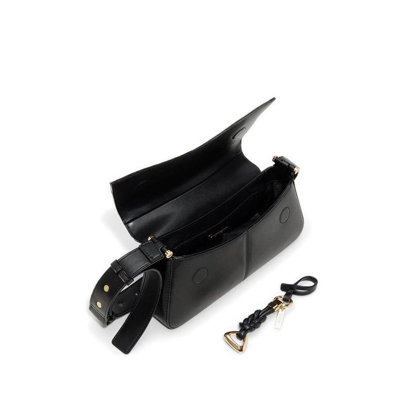 EVENA SHOULDER BAG - BLACK OVERFLOW