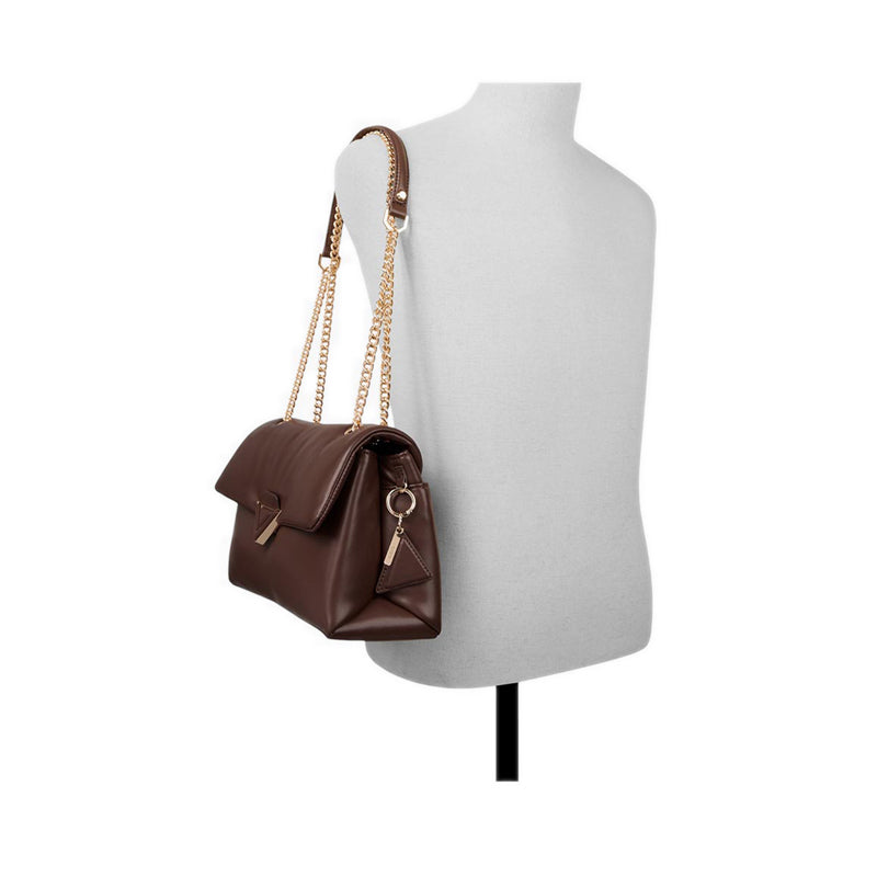 ALDO LARGESOFTPUFF CROSS BODY - BROWN