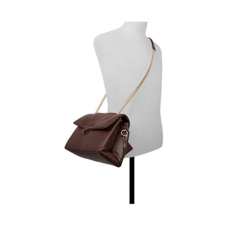 ALDO LARGESOFTPUFF CROSS BODY - BROWN