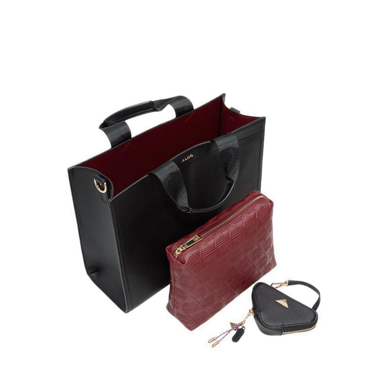 Mtl72Tote Satchel - Black